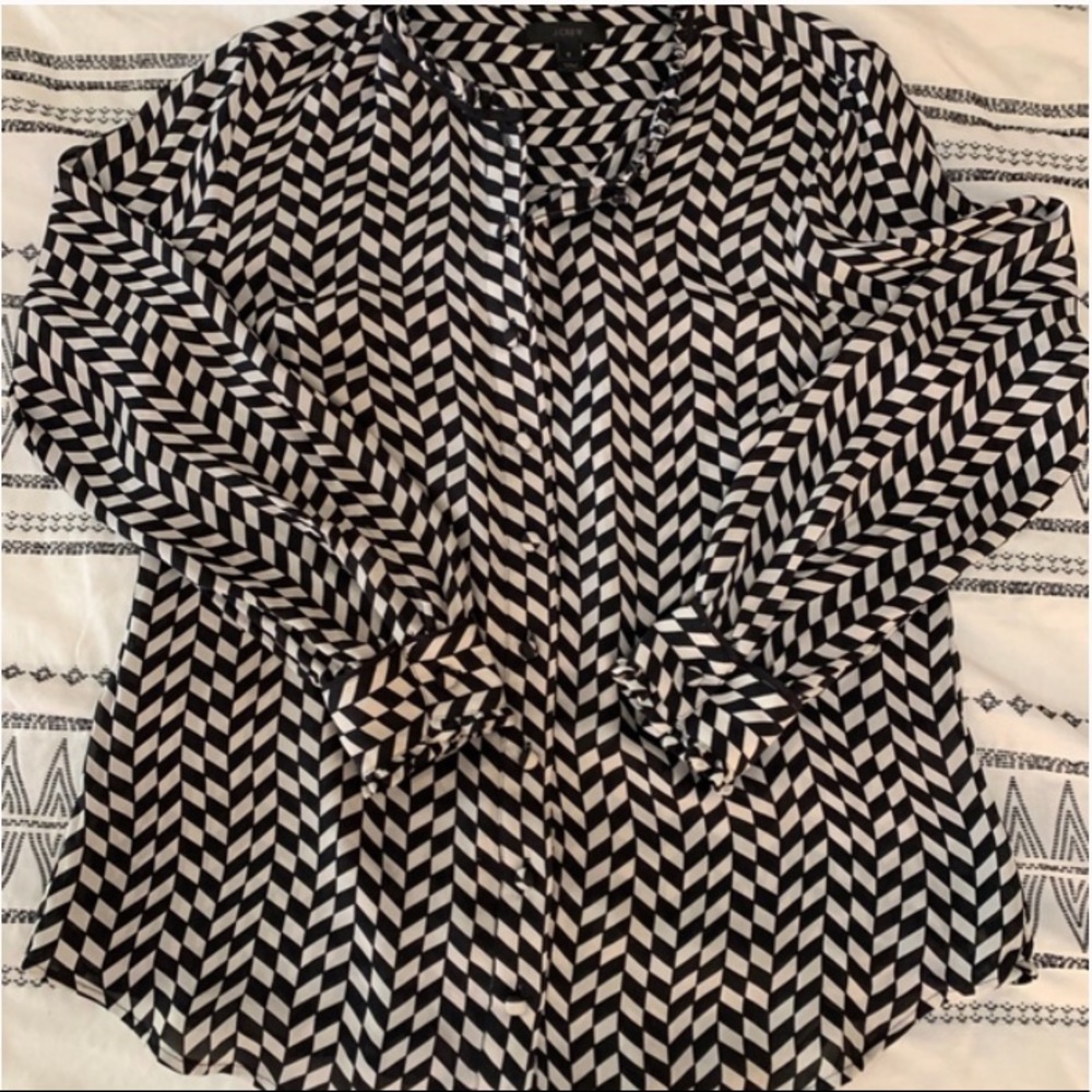 J Crew rayon silk blouse